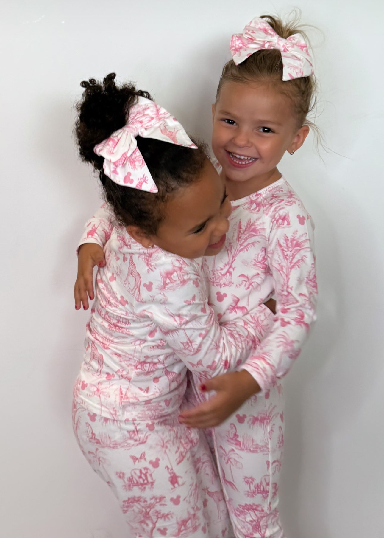 Toile Safari Kids PJ Pink
