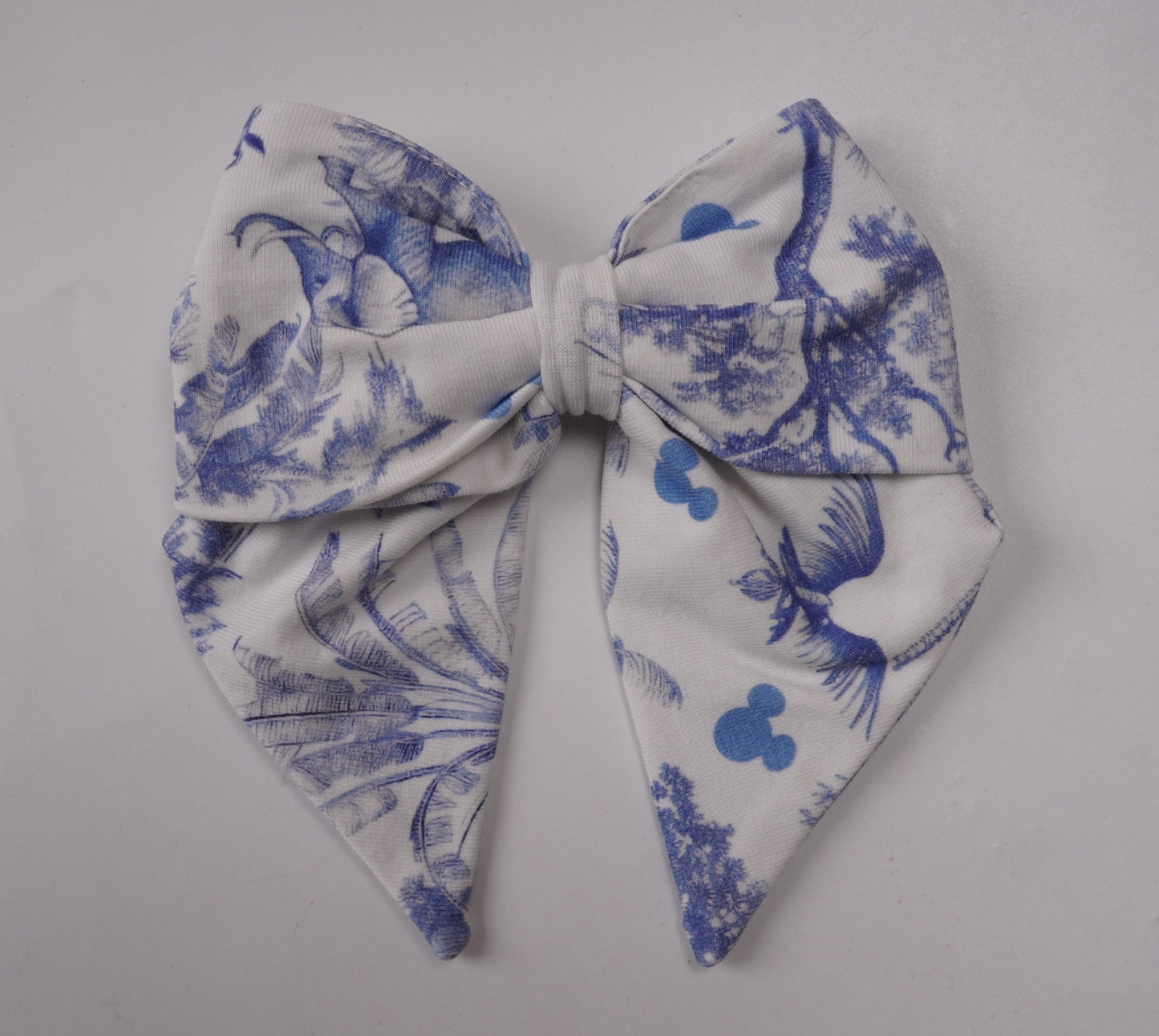 Toile Safari Hairbow Blue